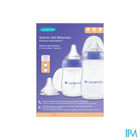 Lansinoh Zuigfles&speen Natural Wave 5 Prod.