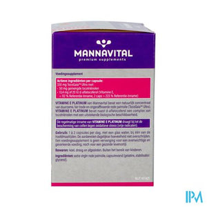 Mannavital Vitamine E Caps 60