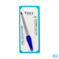Nagelvijl Inox Medium Blauw 13cm