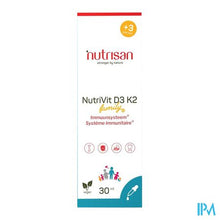 Load image into Gallery viewer, Nutrivit D3 K2 30ml Nutrisan
