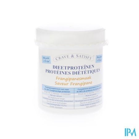 Crave & Satisfy Diätetische Proteine Frangipan Topf 200g