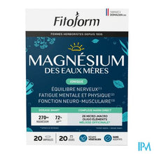 Charger l'image dans la galerie, Zee Magnesium Amp 20x10ml Fitoform
