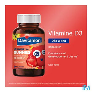 Davitamon Junior Gummies Aardbei 60