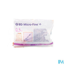 Afbeelding in Gallery-weergave laden, Microfine Ins.spuit 0,5ml 30g 8mm 10 324825
