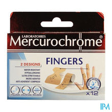 Charger l'image dans la galerie, Mercurochrome Pleister Fingers 12
