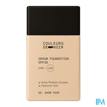 Charger l'image dans la galerie, Couleurs De Noir Ser. Fdt Spf30 06 Warm Rose 30ml
