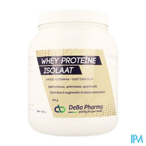 Whey Proteine Isolaat Chocolade 900g Deba