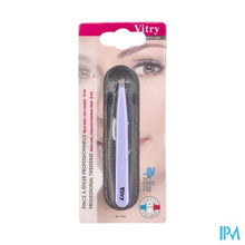 Charger l'image dans la galerie, Epileerpincet Prof. Schuin Inox Kleur
