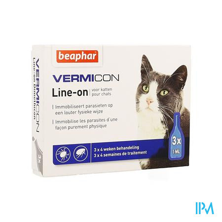 Beaphar Vermicon Line-on Katze 3x1ml