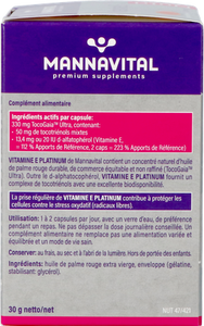 Mannavital Vitamine E Caps 60