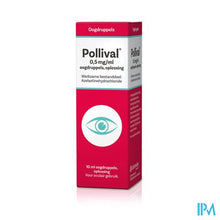 Charger l'image dans la galerie, Pollival 0,5Mg/Ml Oogdruppels Multidos. Pompfl10Ml
