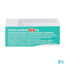 Charger l'image dans la galerie, Cetirizin Aurobindo 10mg Filmomh Tabl 20
