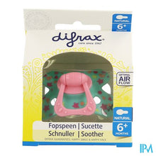 Afbeelding in Gallery-weergave laden, Difrax Fopspeen Natural 6m+ Girl
