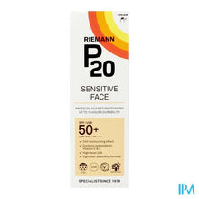 Afbeelding in Gallery-weergave laden, P20 Zonnecreme Sensitive Gezicht Spf50+ 50g
