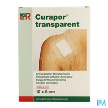 Afbeelding in Gallery-weergave laden, Curapor Transparant Steriel 10cmx 8cm 5 13100
