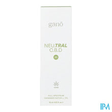 Afbeelding in Gallery-weergave laden, Gano Care Neutral 20% Cbd Olie 15ml
