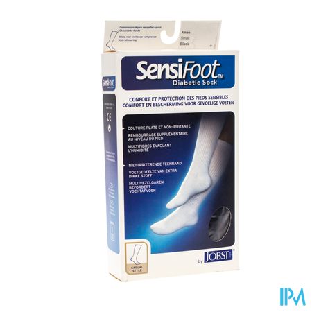 Sensifoot Sok Diabetische Voet Zwart 1p S 77143