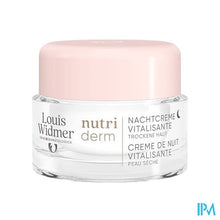 Afbeelding in Gallery-weergave laden, Widmer Nutriderm Nachtcreme Vitalisante Zonder Parfum 50ml

