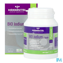 Load image into Gallery viewer, Mannavital Jodium Platinum Bio V-caps 90
