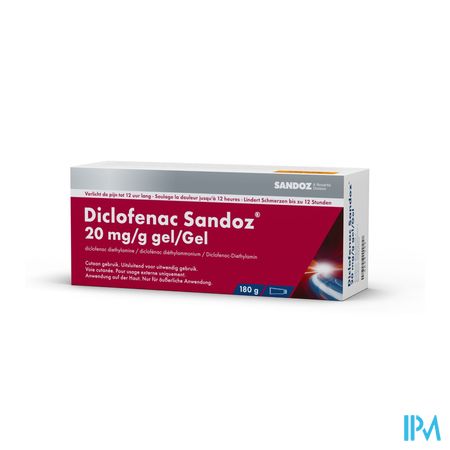 Diclofenac Diethylam. Sandoz 20mg/g 2,32% Gel 180g