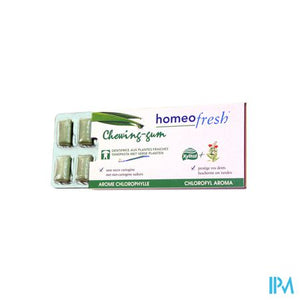 Homeofresh Chew-gum Bioactivum Chloroph. Zs 1x12