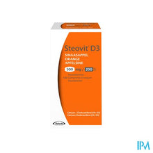 Load image into Gallery viewer, Steovit D3 Sinaas 500mg/200ie Kauwtabl 180 Flacon
