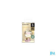 Suavinex Gold Soother Chain Pink