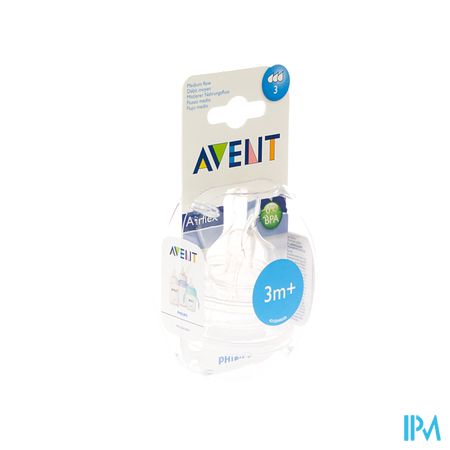 Philips Avent Zuigspeen Medium 3gaten 2 SCF633/27