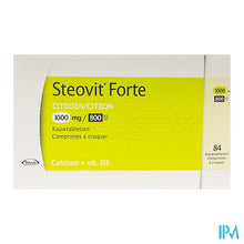 Afbeelding in Gallery-weergave laden, Steovit Forte 1000mg/800ie Kauwtabl 84
