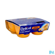 Delical Creme Dessert La Floridine Abrikoos 4x125g