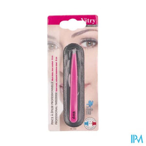 Epileerpincet Prof. Schuin Inox Kleur