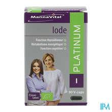 Load image into Gallery viewer, Mannavital Jodium Platinum Bio V-caps 90
