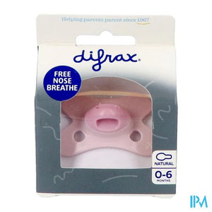 Difrax Fopspeen Natural 0-6m Spec Edit Rose Quartz