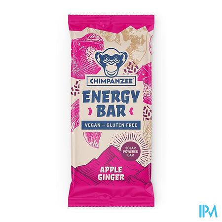 Chimpanzee Energy Bar Apple-ginger 1x55g