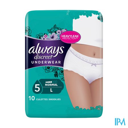 Always Discreet Incontinence Pants l Lage Taille10
