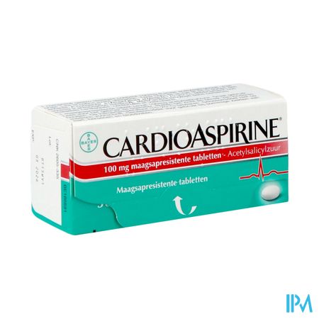 Cardioaspirine Maagsapresist. Tabl 56 X 100mg