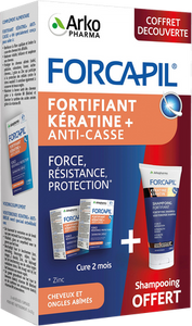 Forcapil Ontdekkingspack Caps 2x60+sh 200ml Grat.