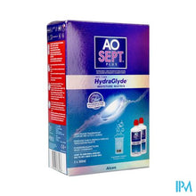 Charger l'image dans la galerie, Aosept Plus Hydraglyde 2x360ml + 2 Lenscases
