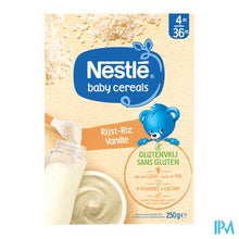 Load image into Gallery viewer, Nestle Baby Cereals Rijst Vanille Glutenvrij 250g
