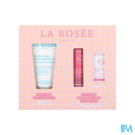 La Rosee Toerismedoos Getinte Lippenstift 3 Prod.