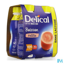Afbeelding in Gallery-weergave laden, Delical Max 300 Aardbei 4x300ml
