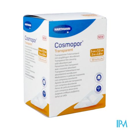Cosmopor Transparent 5cmx7,2cm 50 9010511
