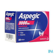 Load image into Gallery viewer, Aspegic 1000 Pulv 20x1000mg Ad
