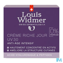 Afbeelding in Gallery-weergave laden, Widmer Iaa Dagcreme Rijk Uv30 N/parf Pot 50ml
