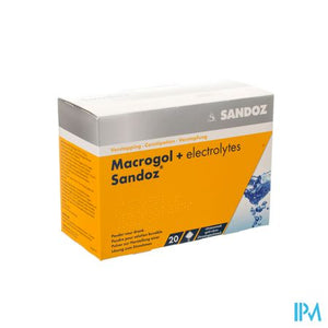 Macrogol + Elektr Sandoz Pdr Ciroensmaak 20x13,7g