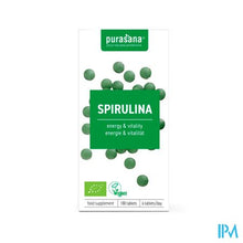 Afbeelding in Gallery-weergave laden, Purasana Vegan Spirulina Bio Tabl 180
