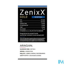 Afbeelding in Gallery-weergave laden, Zenixx Gold Caps 120x890mg Nf
