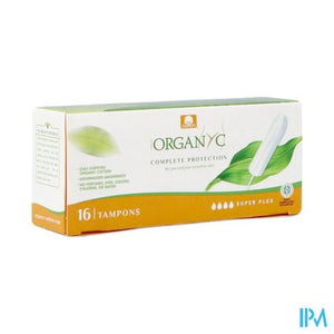 Organyc Tampon Super Plus Bio Katoen 16