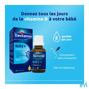 Davitamon Baby Vitamine D Olie 25ml