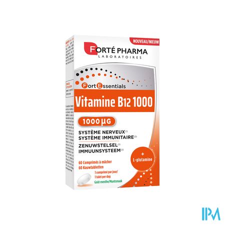 Vitamine B12 1000 Forte Pharma Tabl 60